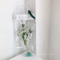 Ins OPP Clear Plastic Flower Bag with Handle